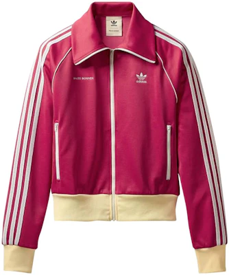 adidas Originals Pink Retro Striped Stand Collar Jacket Unisex. H34617 Buy adidas Originals Pink Retro Striped Stand Collar Jacket Unisex. H34617