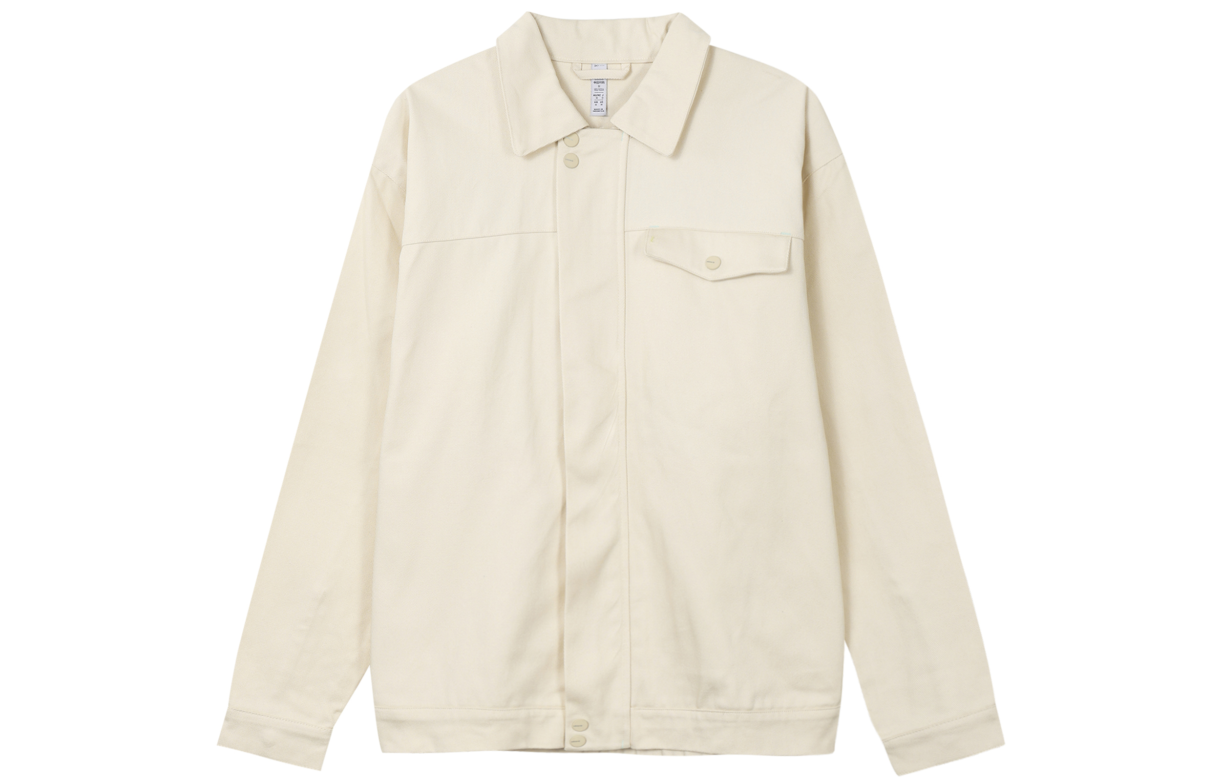 adidas Originals Polo Collar Utility Jacket Yellow White Unisex Style HI6011