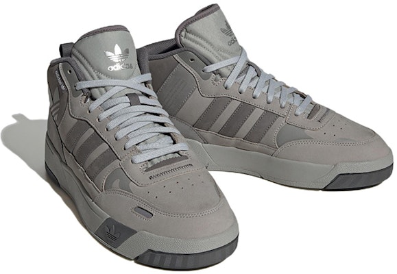 adidas originals Post Up 幻舞 時尚休閒 防滑耐磨 高筒 板鞋 男女款 灰色 Lookbook adidas originals Post Up 幻舞 時尚休閒 防滑耐磨 高筒 板鞋 男女款 灰色