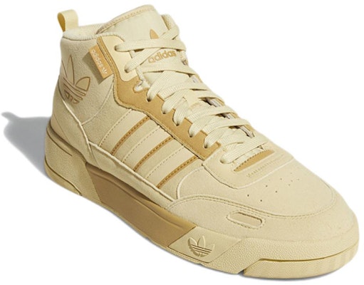 adidas originals Post Up 耐磨休閒高筒板鞋 淺棕色 Lookbook adidas originals Post Up 耐磨休閒高筒板鞋 淺棕色