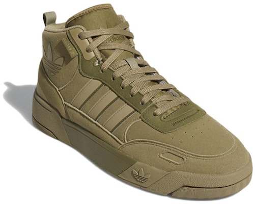 adidas originals Post Up 耐磨休閒高幫板鞋 軍綠色 Lookbook adidas originals Post Up 耐磨休閒高幫板鞋 軍綠色