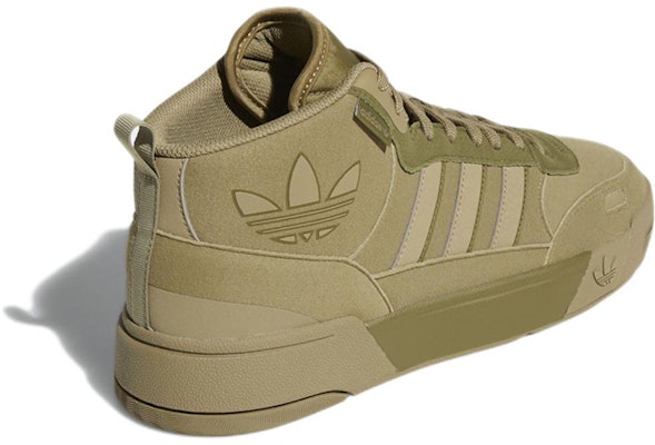 adidas originals Post Up 耐磨休閒高幫板鞋 軍綠色 Shop adidas originals Post Up 耐磨休閒高幫板鞋 軍綠色