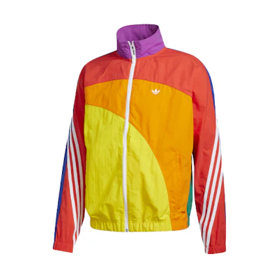 adidas Originals Pride Off-Center Colorblock Retro Track Jacket Multicolor Men GD0955