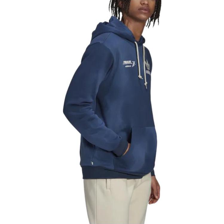 Purchase adidas Originals 藍色印花休閒圓領長袖 HL9283