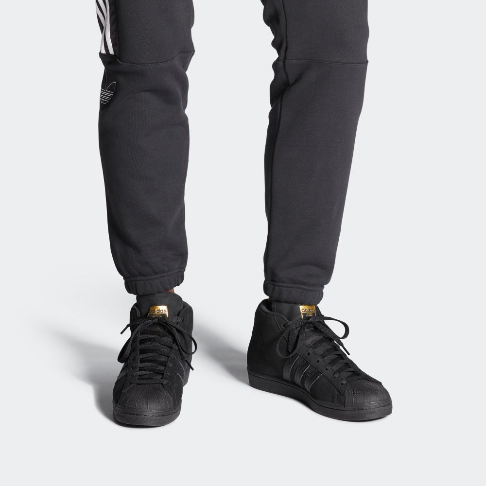 Sizing 아디다스 오리지널 프로모델 '블랙' FV4694