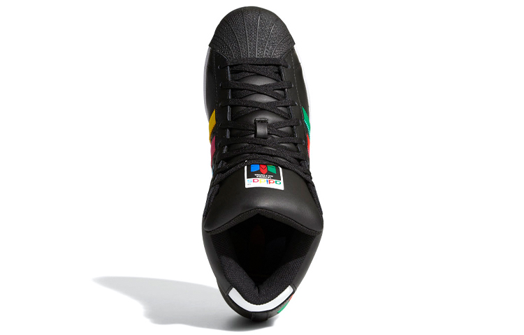 Purchase Sepatu adidas Pro Model 'Hitam Merah Biru Hijau' FV9903