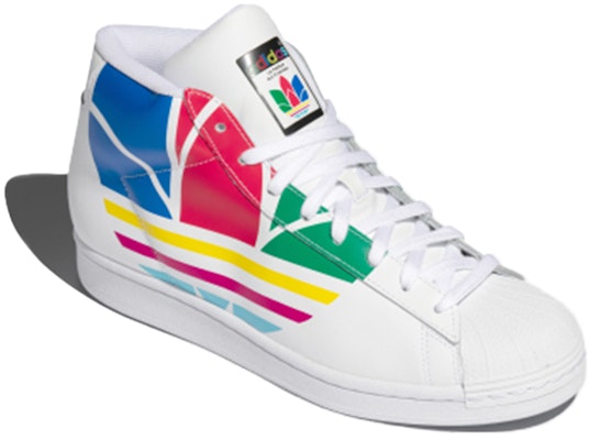 adidas Pro Model Shoes 'White Multi-Color' FY1549 Lookbook adidas Pro Model Shoes 'White Multi-Color' FY1549