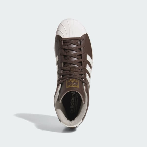 Adidas Originals Pro Model Golf Shoes Dark Brown/Chalk White/Gold Metallic 圖 2