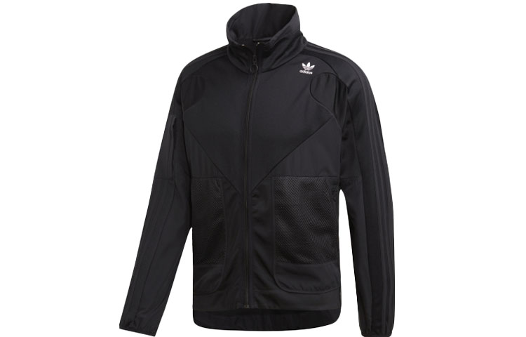 adidas Originals PT3 TT Triple Stripe Track Jacket Black Casual Sportswear ED5686