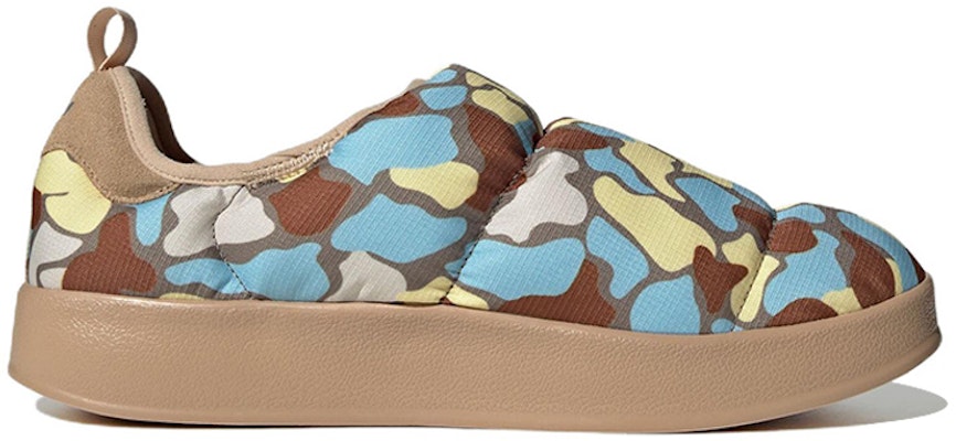 adidas originals Puffylette 'Brown Gray Blue' GX1975 Order adidas originals Puffylette 'Brown Gray Blue' GX1975