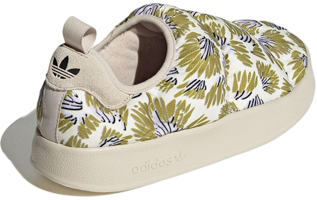 adidas originals Puffylette 'White Green' GX4645 Shop adidas originals Puffylette 'White Green' GX4645