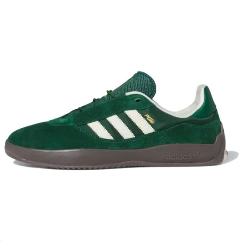 adidas Originals Puig Green Low-Top Skateboarding Shoes - Comfortable & Durable IE3150