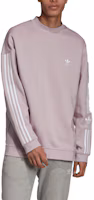 Shop adidas Originals 休閒粉紫灰色連帽衫 ED6123