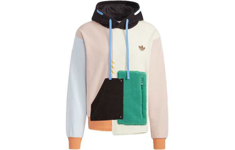 adidas Originals Puppet Series Colorblock Hoodie Unisex Multicolor HC0339