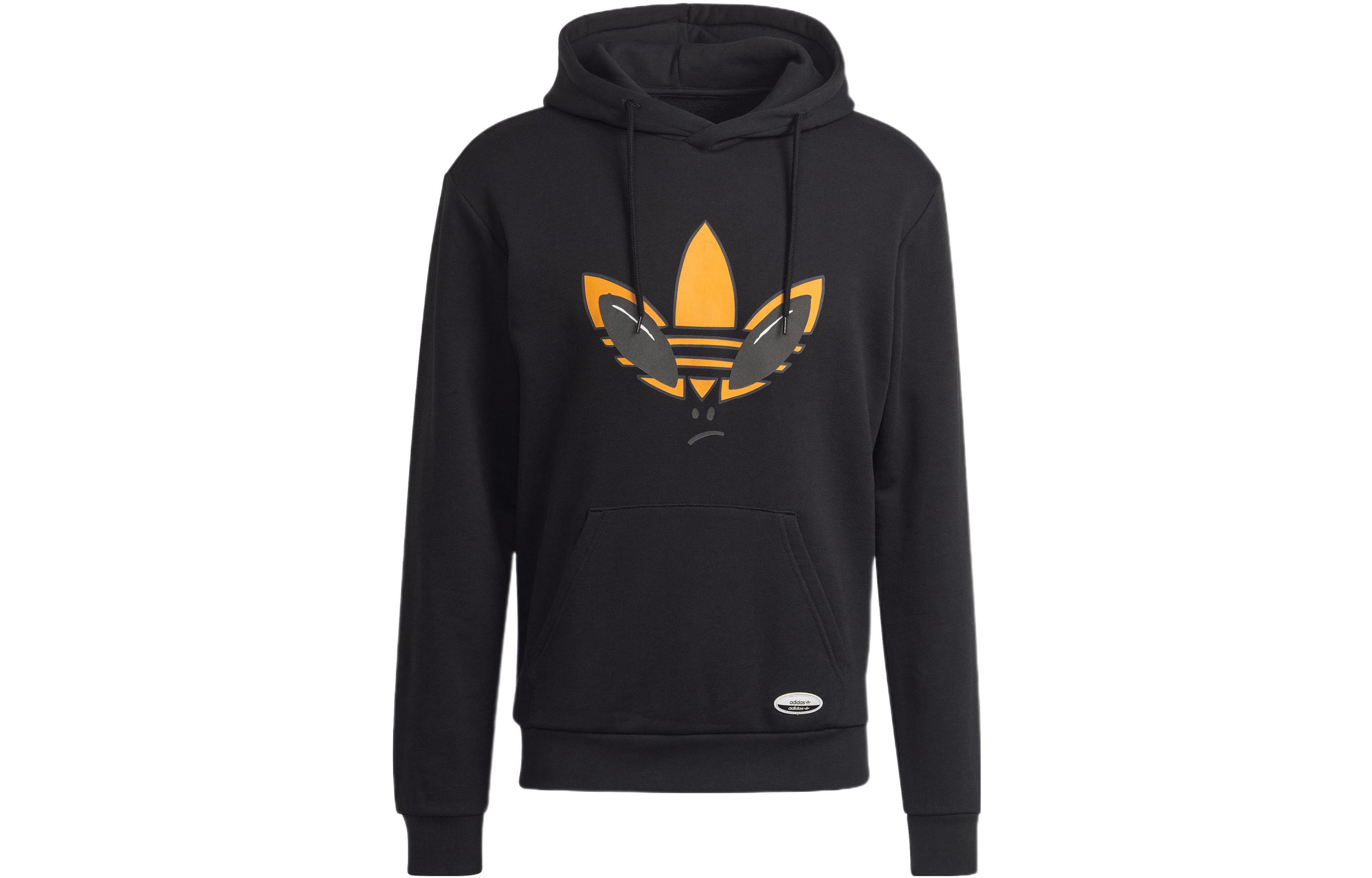 adidas Originals Q1 Hoodie Black Casual Pullover Sportswear HC2789