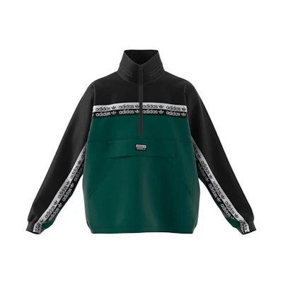 adidas Originals R Y V BLKD 2 0 Retro Track Jacket Green Long Sleeve EK4337