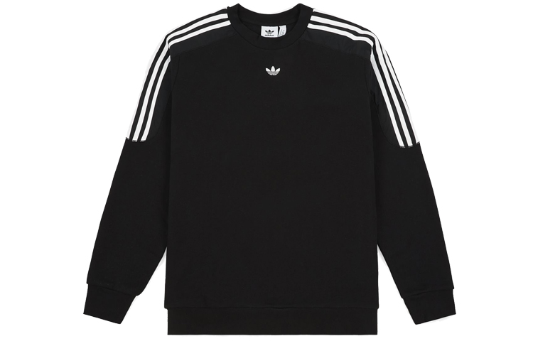 adidas Originals Radkin Crewneck Black Sweatshirt with Embroidered Logo DU8141
