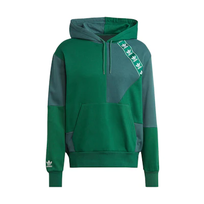 adidas Originals Re-Pro Hoodie Mineral Green Unisex Logo Print Colorblock Design HR3303
