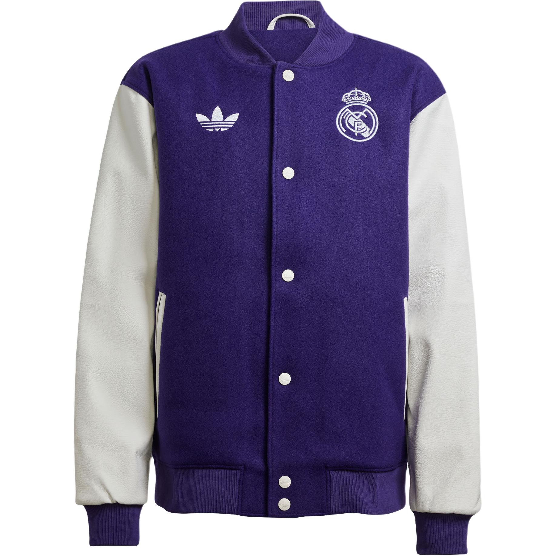 adidas Originals Real Madrid FW24 CNY Pilot Jacket Purple - Casual Style JF2587