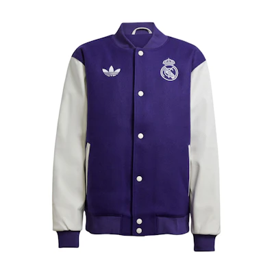 adidas Originals Real Madrid FW24 CNY Pilot Jacket Purple - Casual Style JF2587