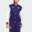 Lookbook 阿迪达斯Real Madrid FW24春节飞行夹克紫色 - 休闲风格 JF2587
