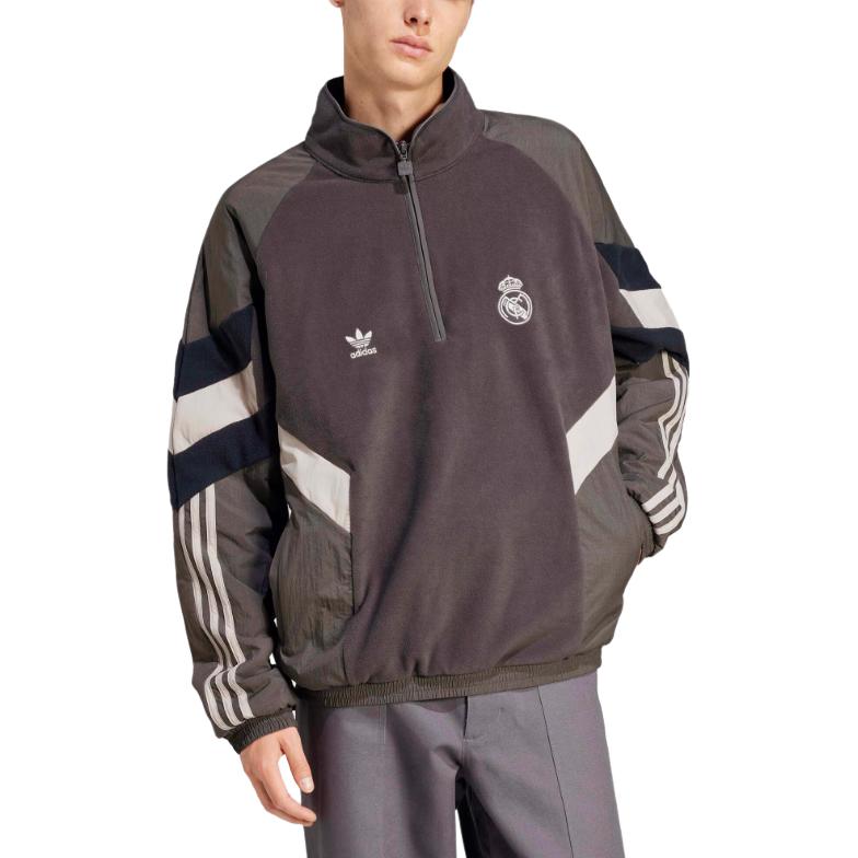 Lookbook adidas Originals 皇家馬德里系列套頭衫運動衫 碳灰色 IM7464