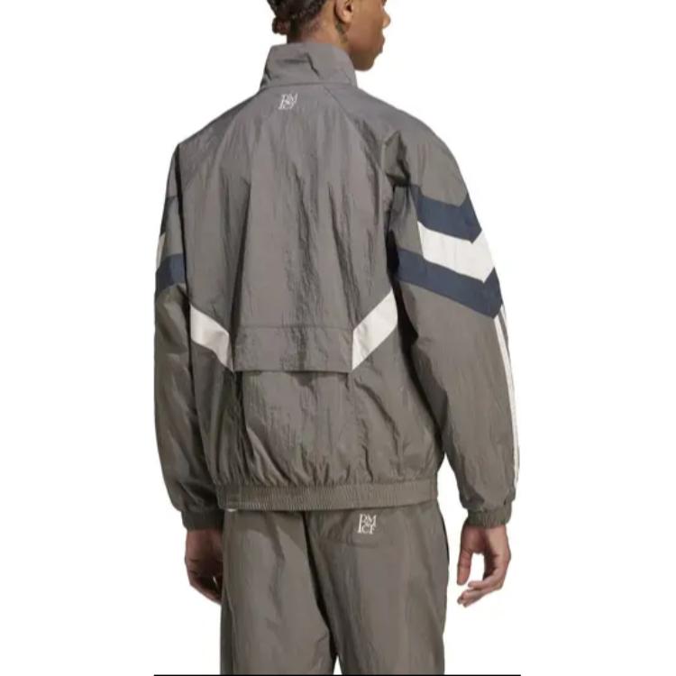 Shop adidas Originals Real Madrid Track Jacket Kelabu Retro Sukan JI9479