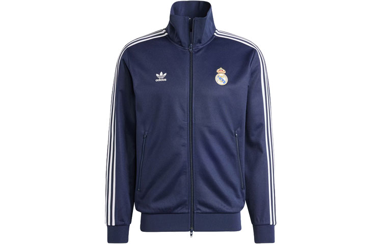 adidas Originals Real Madrid Track Jacket Legend Ink Blue  Retro Sportswear. IL1026