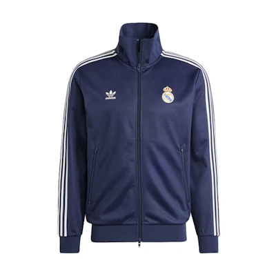 adidas Originals Real Madrid Track Jacket Legend Ink Blue Retro Sportswear. IL1026