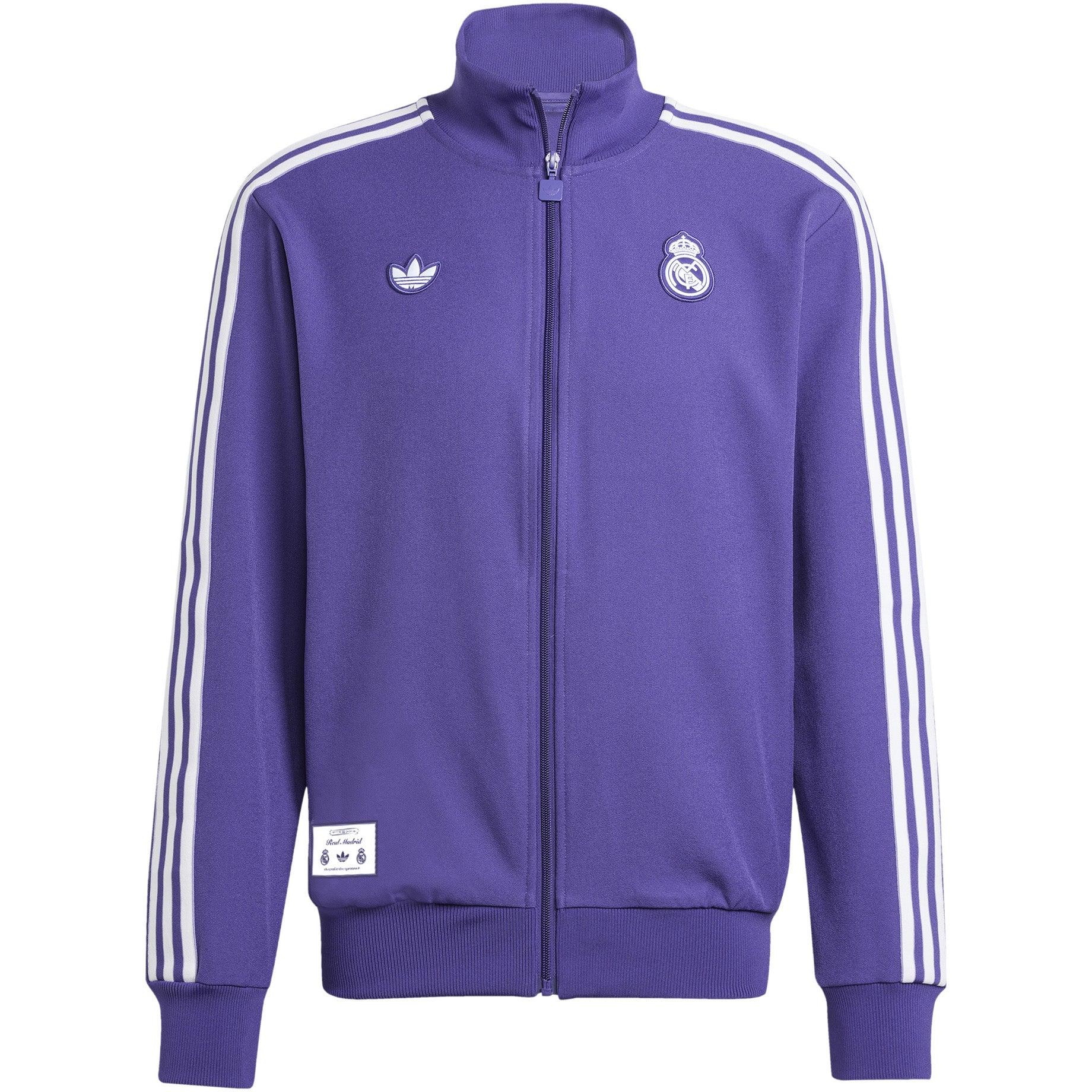 adidas Originals Real Madrid Vintage Track Jacket Purple - Sportswear JF2582