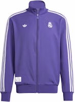 adidas Originals Real Madrid Vintage Track Jacket Purple - Sportswear JF2582 adidas Originals Real Madrid Vintage Track Jacket Purple - Sportswear JF2582