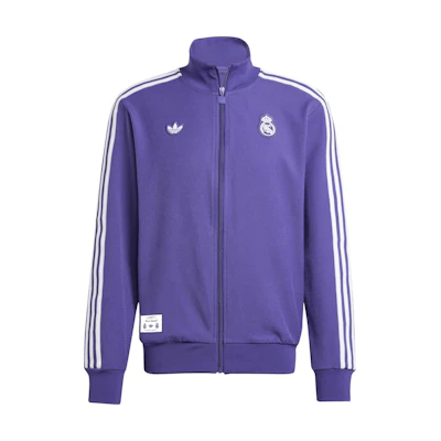 adidas Originals Real Madrid Vintage Track Jacket Purple - Sportswear JF2582