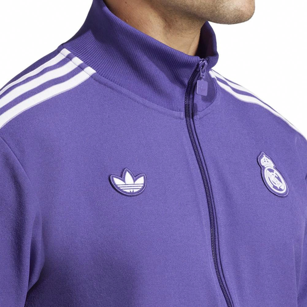 Details for adidas Originals Real Madrid Jaket Vintage Ungu - Pakaian Sukan JF2582