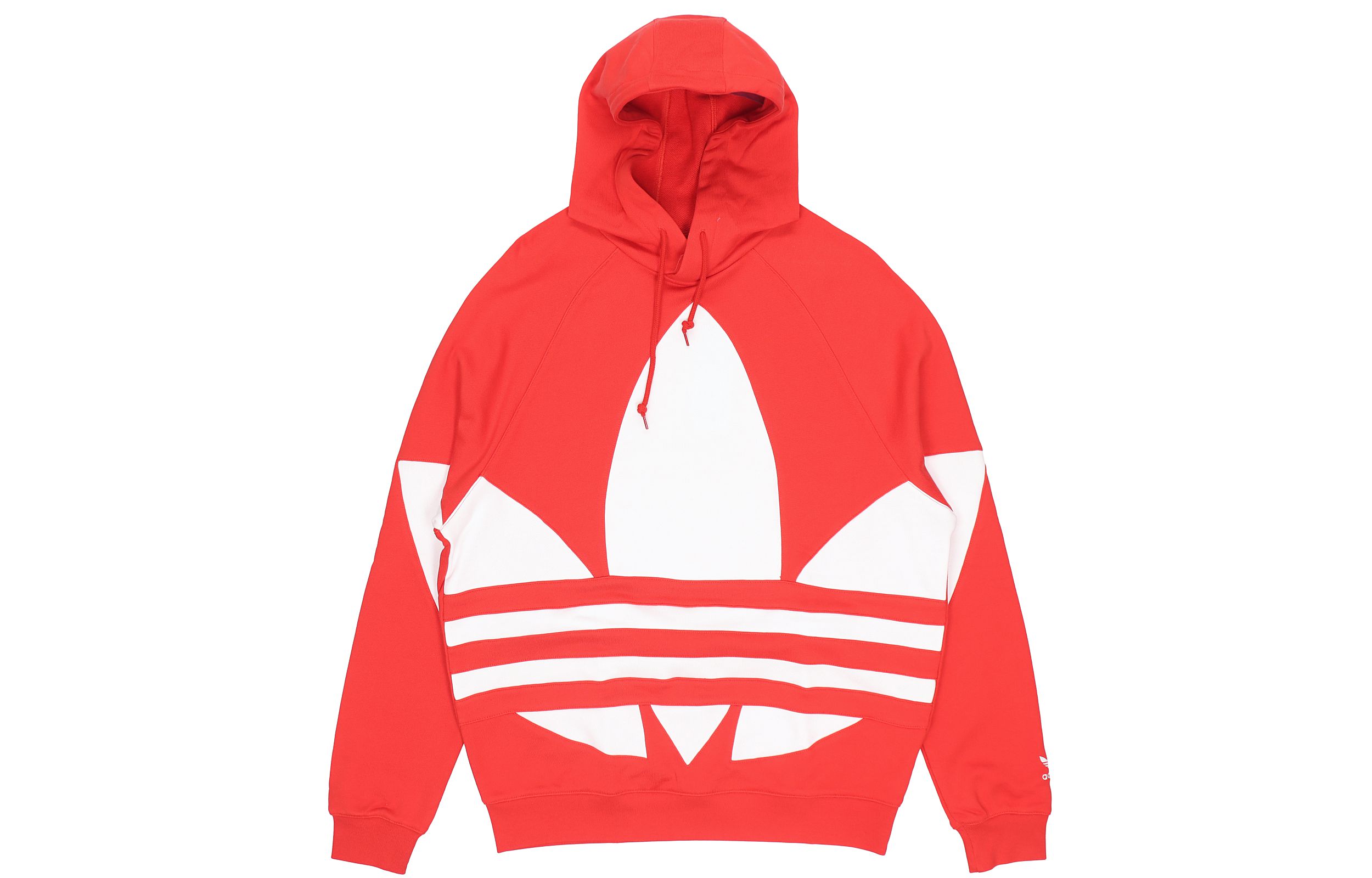 adidas Originals Red Hoodie with Drawstring FM9907