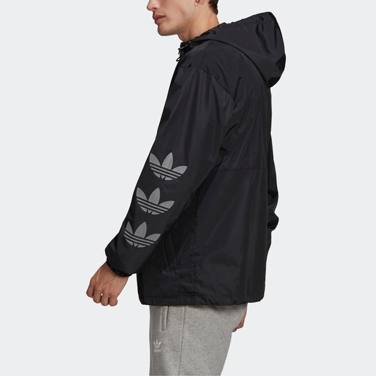 Purchase アディダスオリジナルス Regen WB トレフォイル ハーフジップジャケット ブラック GE1307