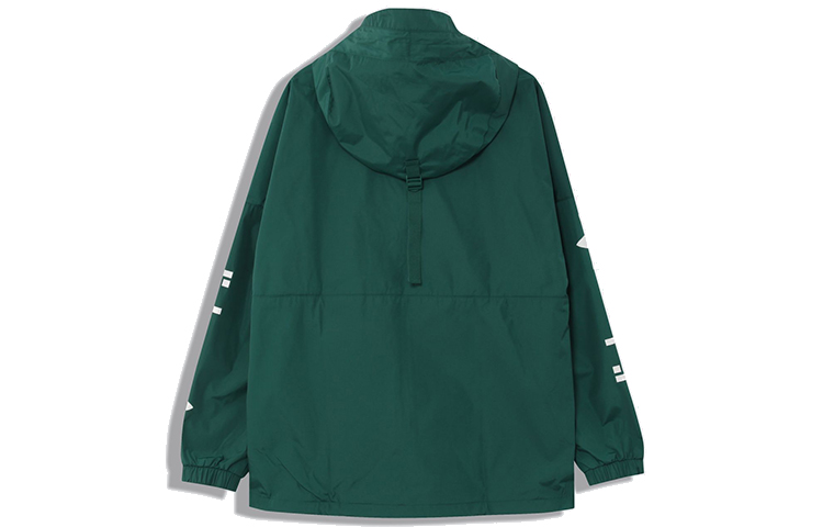 Lookbook アディダス オリジナルス リーゲン ウィンドブレーカー グリーン フーディ ジャケット 秋スタイル GE1348