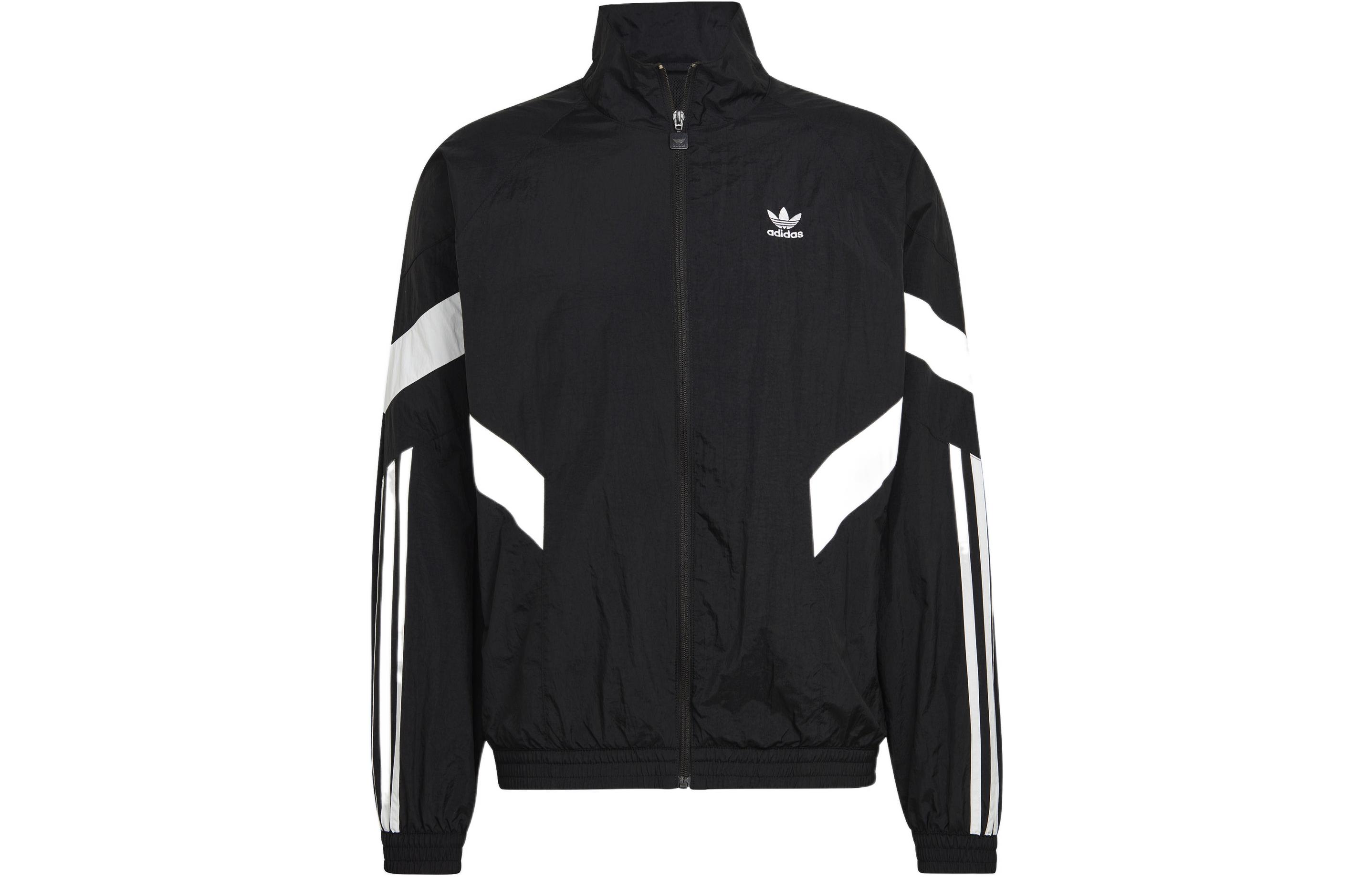 Buy adidas Originals REKIVE Track Jacket Black - Colorblock Zip-Up Logo Design HK7322