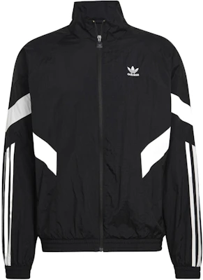 adidas Originals REKIVE Track Jacket Black - Colorblock Zip-Up Logo Design HK7322 Buy adidas Originals REKIVE Track Jacket Black - Colorblock Zip-Up Logo Design HK7322