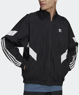 adidas Originals REKIVE Track Jacket Black - Colorblock Zip-Up Logo Design HK7322 Lookbook adidas Originals REKIVE Track Jacket Black - Colorblock Zip-Up Logo Design HK7322