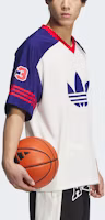 Purchase adidas Originals 復古拼接條紋T恤 藍白配色 男女款 JC6801-1