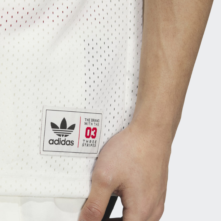 Details for adidas Originals 復古拼接條紋T恤 藍白配色 男女款 JC6801-1