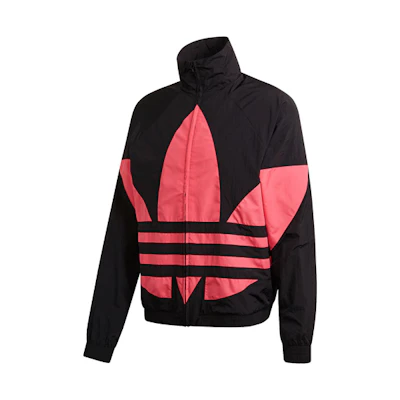 adidas Originals Retro Colorblock Track Jacket Black Pink GJ0611