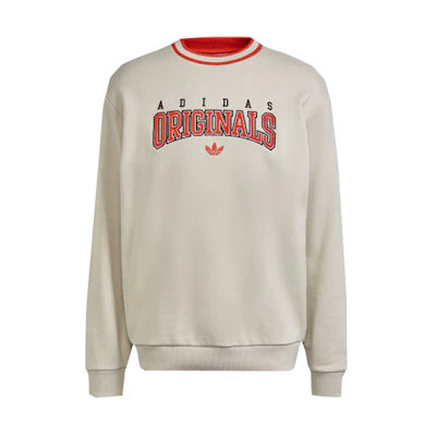 adidas Originals Retro Crewneck Sweatshirt Off-White HF9225