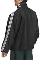 Shop adidas Originals復古丹寧運動外套 黑色男女款時尚舒適條紋設計 JW1969