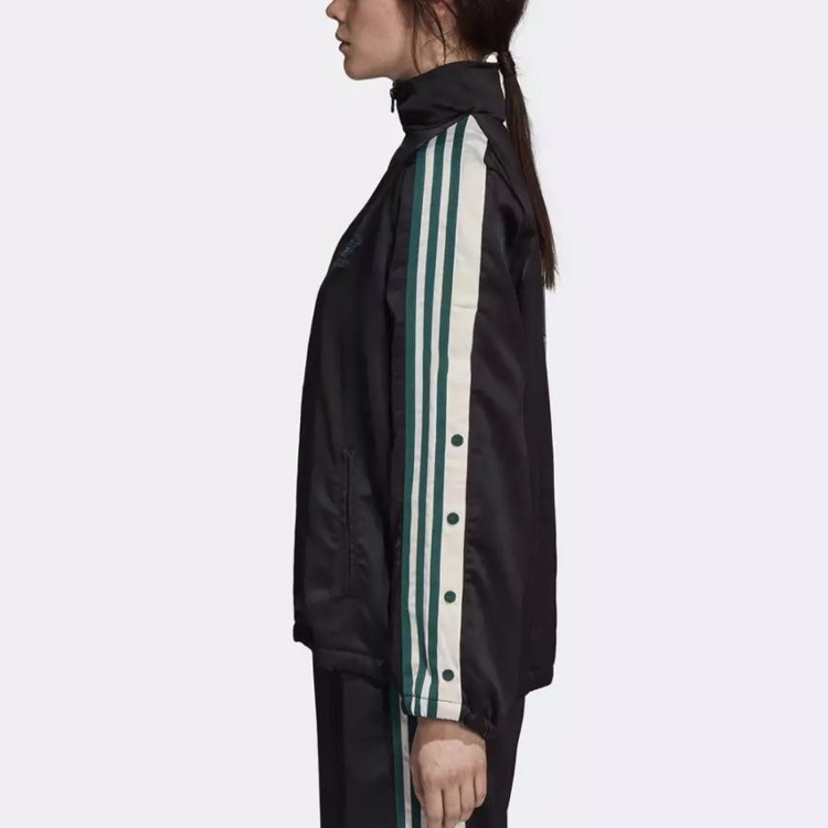 Details for adidas Originals Jaket Longgar Logo Retro Hitam Uniseks DH4600