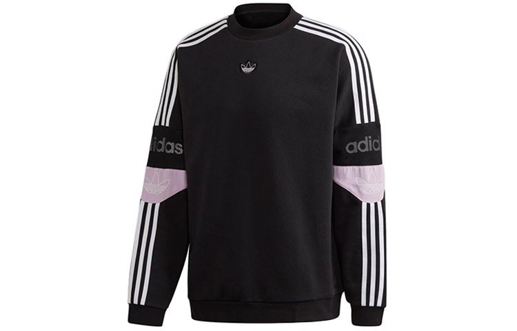 adidas Originals Retro Football Crewneck Sweatshirt Black ED7181