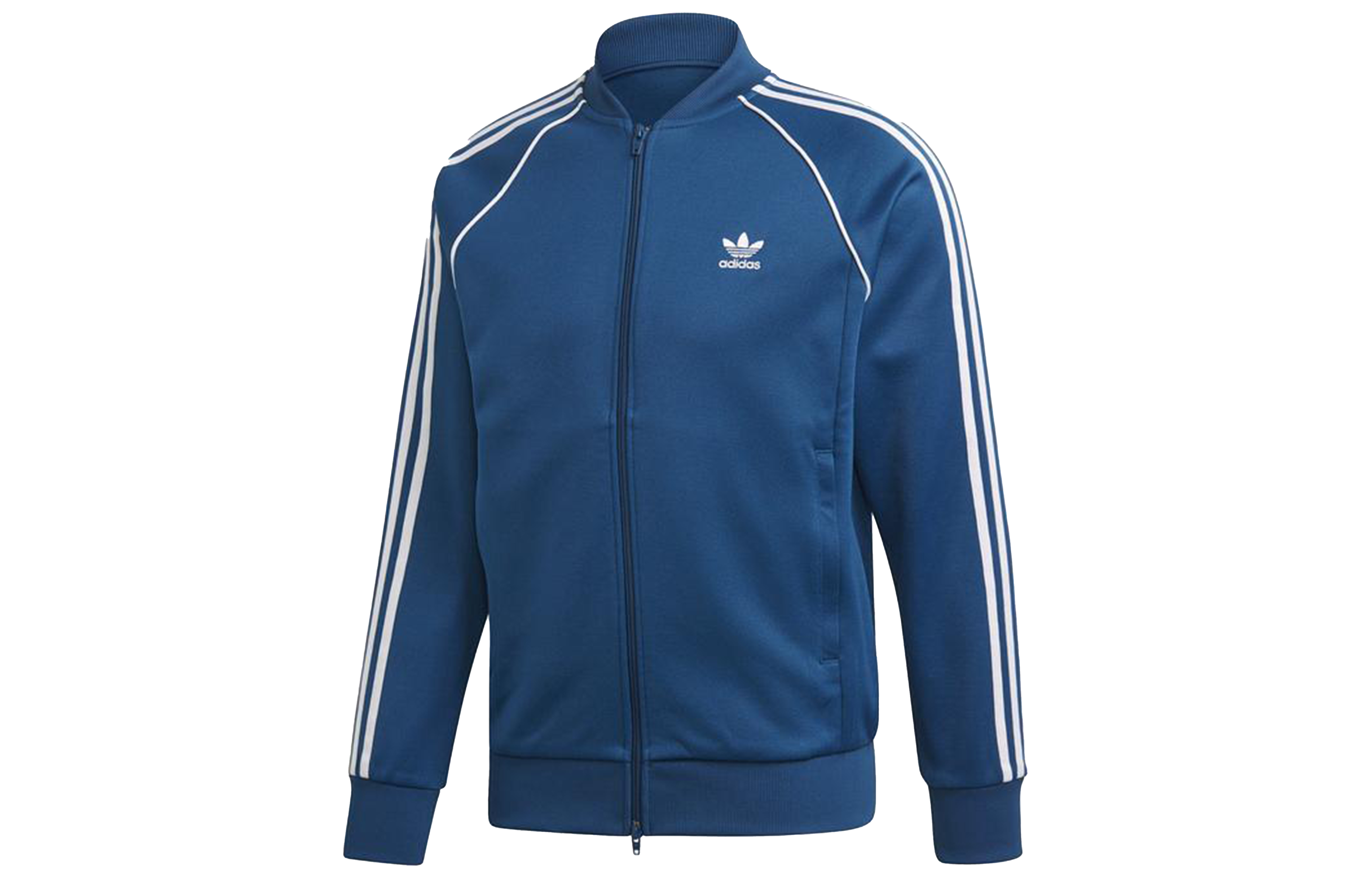 adidas Originals Retro Full-Zip Track Jacket Navy Blue Sportswear DV1513 圖 2