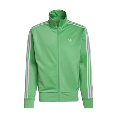 adidas Originals Retro Green Letter Print Striped Track Jacket Men’s H06717