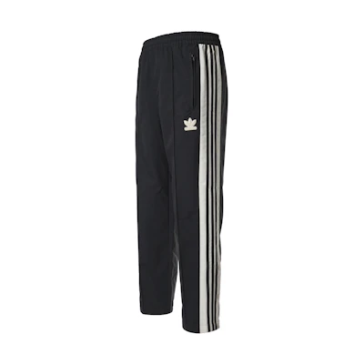 adidas Originals Retro Logo Embroidered Stripe Casual Track Pants Black Mens. HY7225