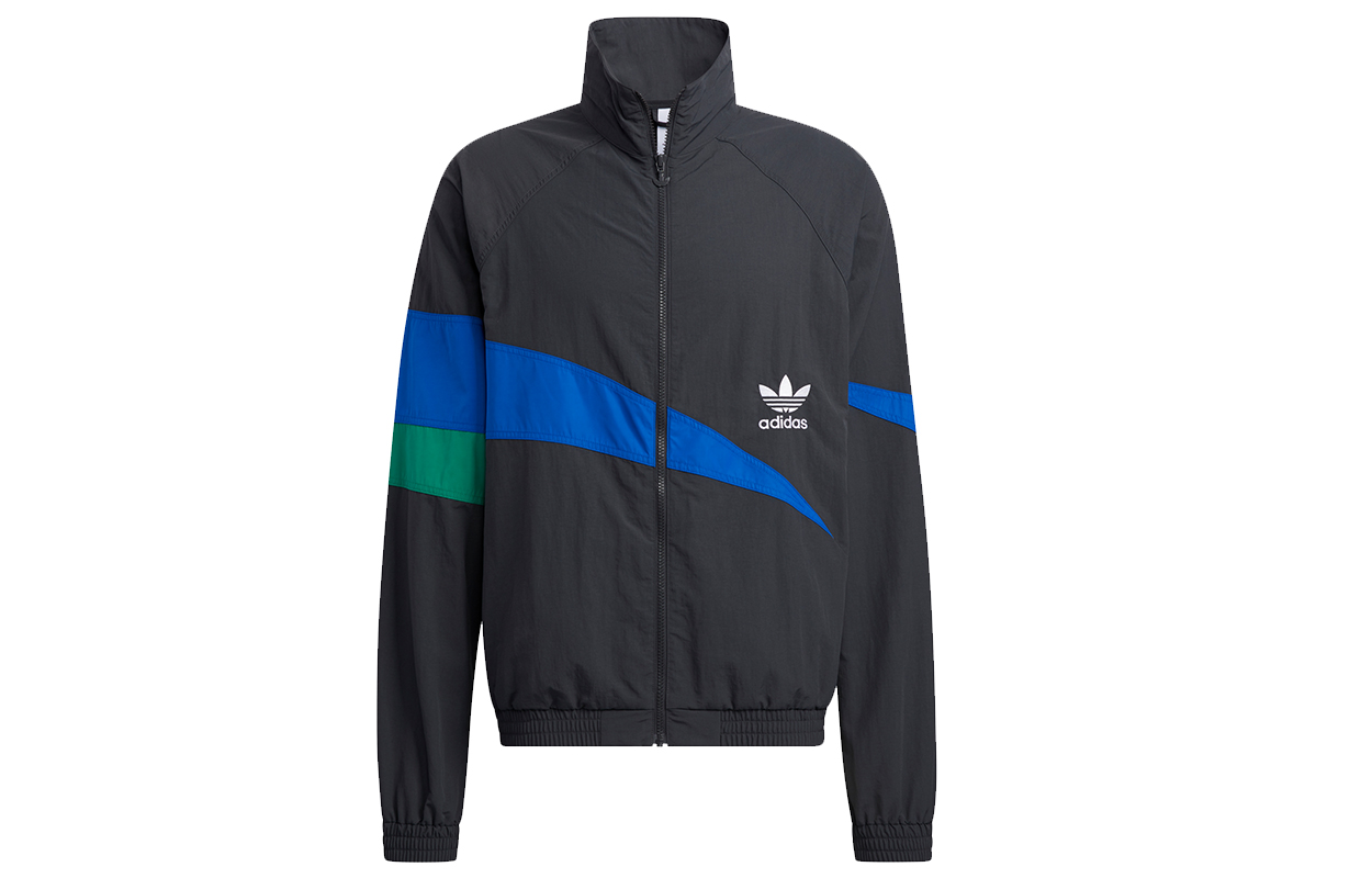 Order Chaqueta adidas Originals Retro Logo Negra con Diseño Colorblock. HF5942
